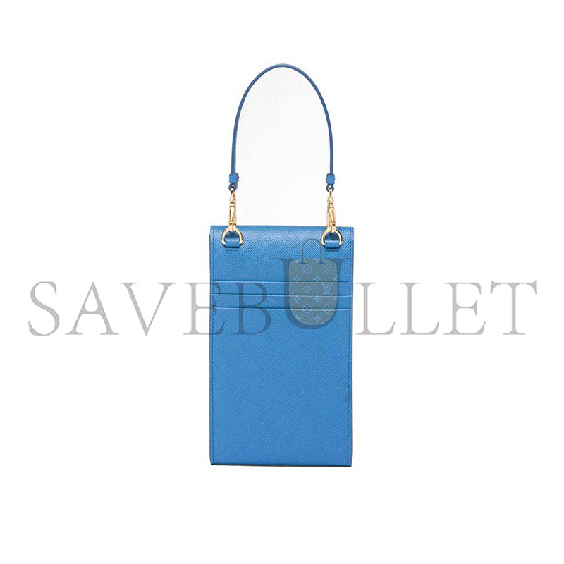 Pra*a SAFFIANO LEATHER MINI BAG 1BP050 (18*10.5*3cm)